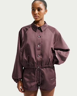 Nike Sportswear Women's Oversized Satin Coaches Jacket. Nike.com